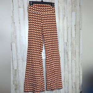 VAMP Wide Leg Flare Pants Medium Stretchy Boho Grunge